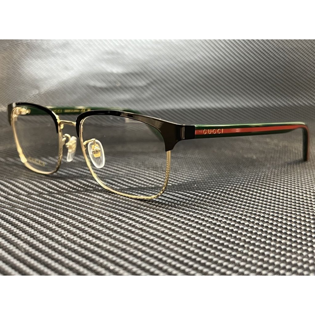 New! Gucci Black 54mm Men's Eyeglasses